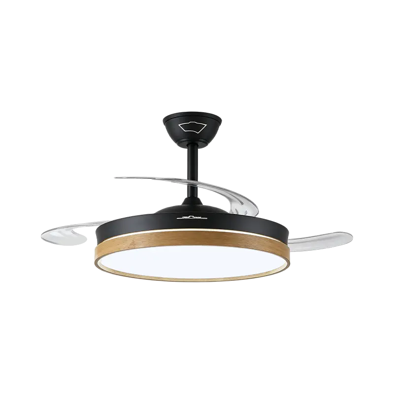 Lampu Kipas Boleh Tarik Bijian Kayu Desa
