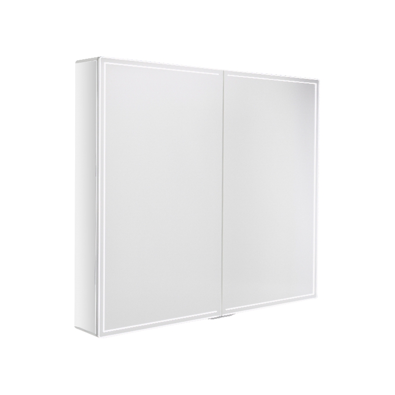 Kabinet Cermin Bercahaya Belakang Dua Pintu Pintar Dengan Suis Magnet Kabinet Cermin Bercahaya Belakang Dua Pintu Pintar Dengan Suis Magnet